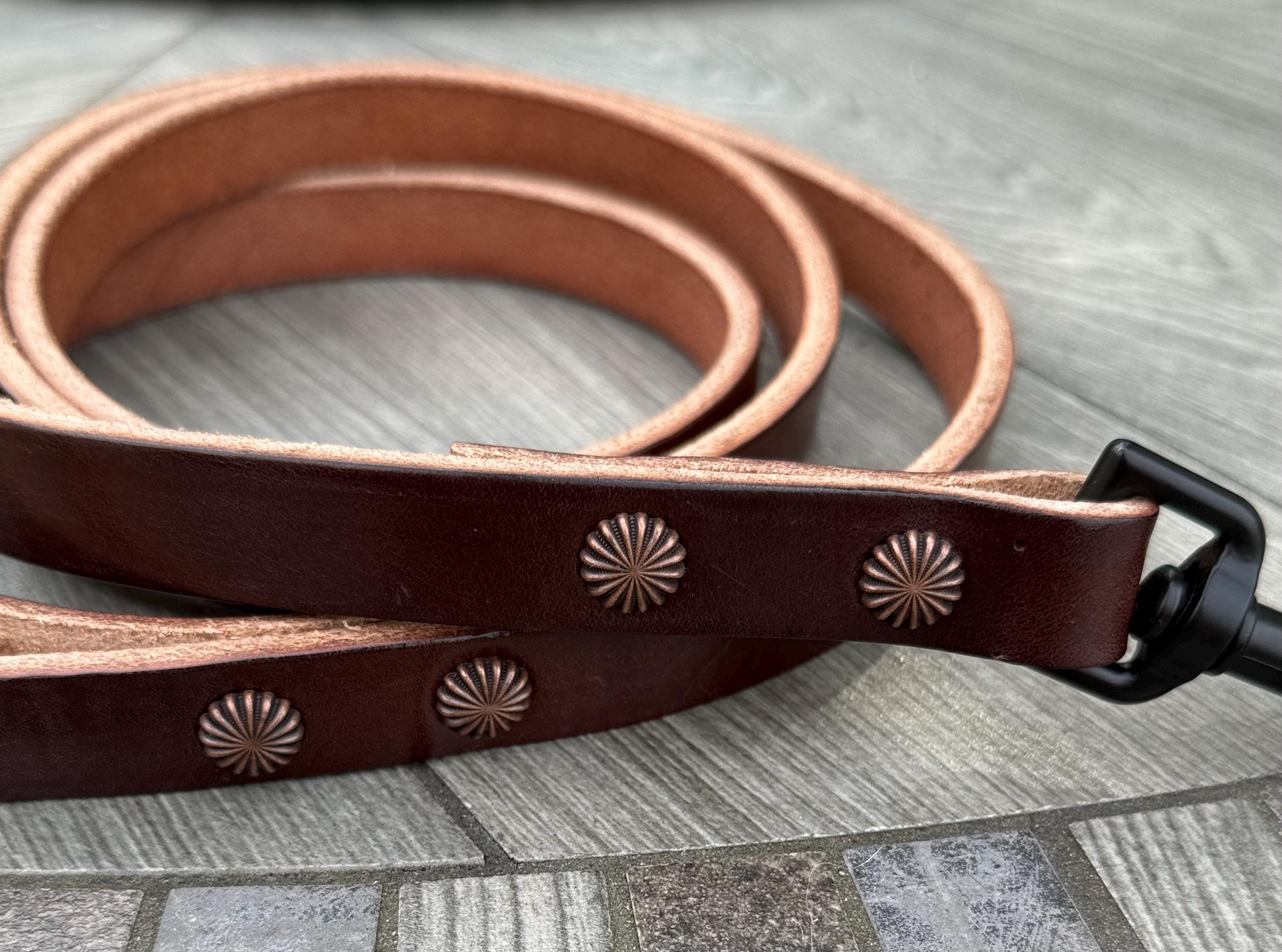Handmade Leather Dog Leash – Built Tough with Western Style, cowboy leather dog leash, handcrafted leather dog leash, made in the USA