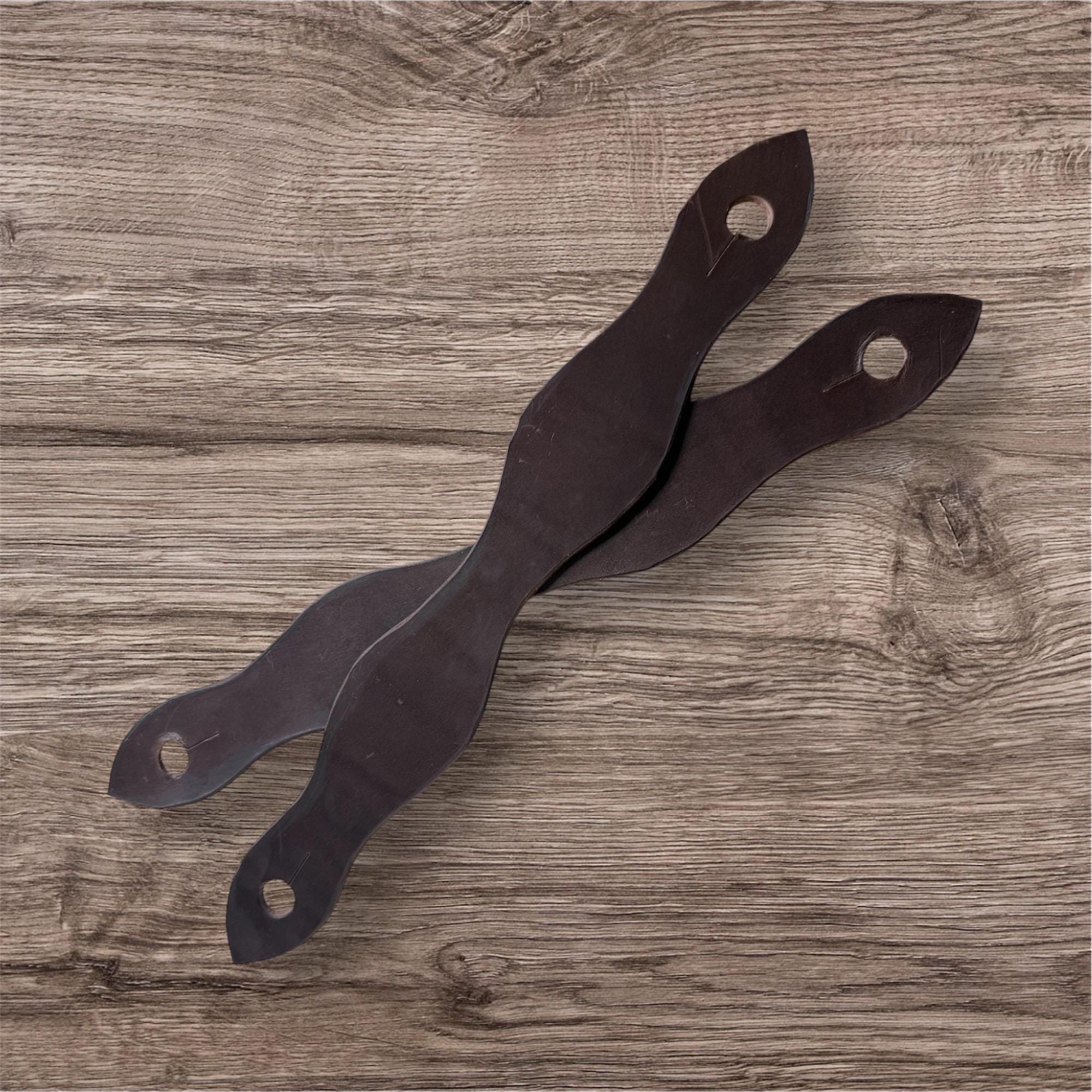 Leather Slobber straps for Mecate reins