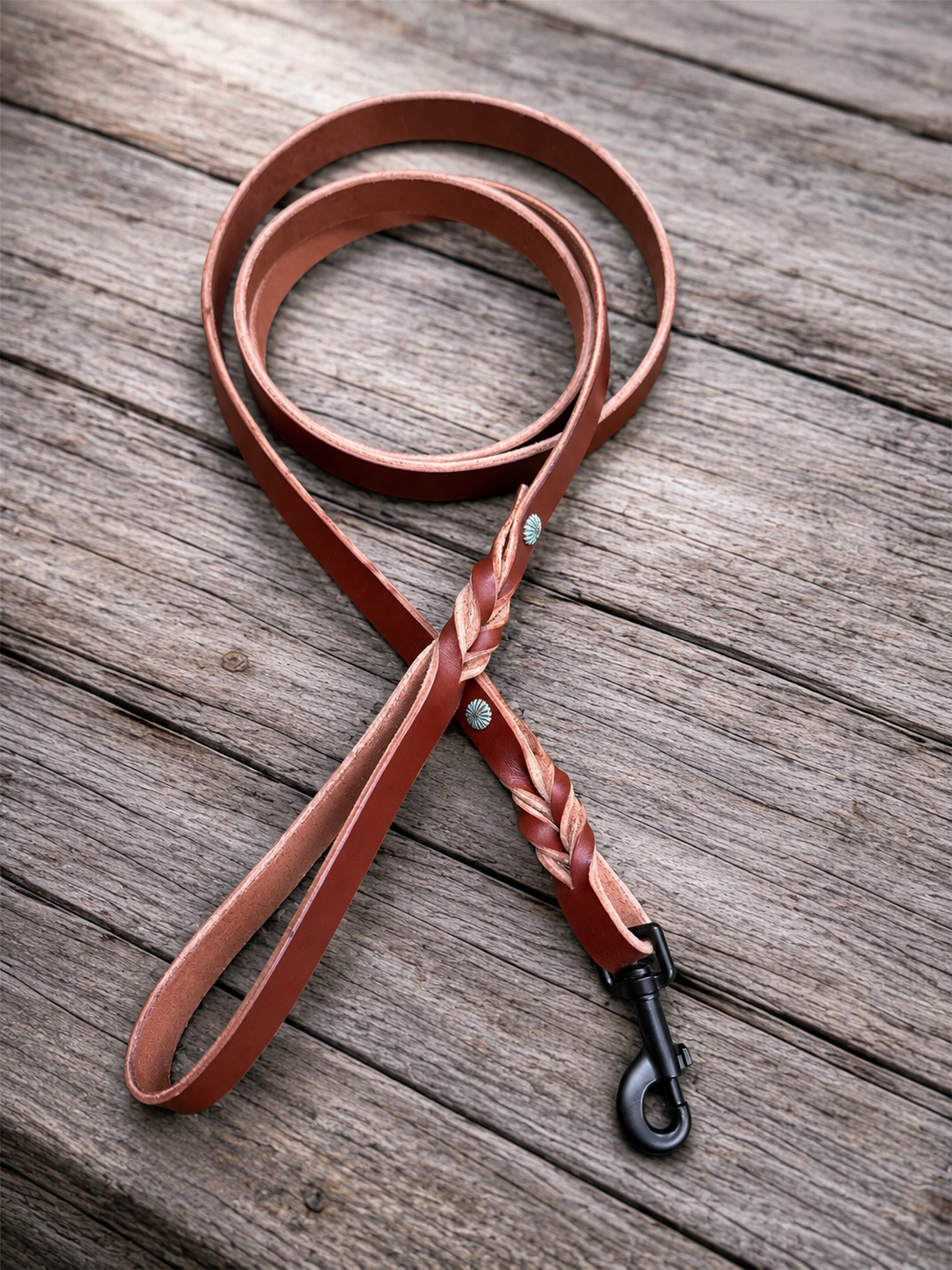 Leather leash