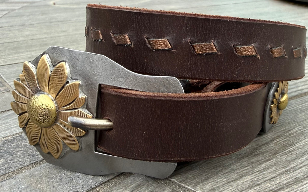 Sunflower dog collar