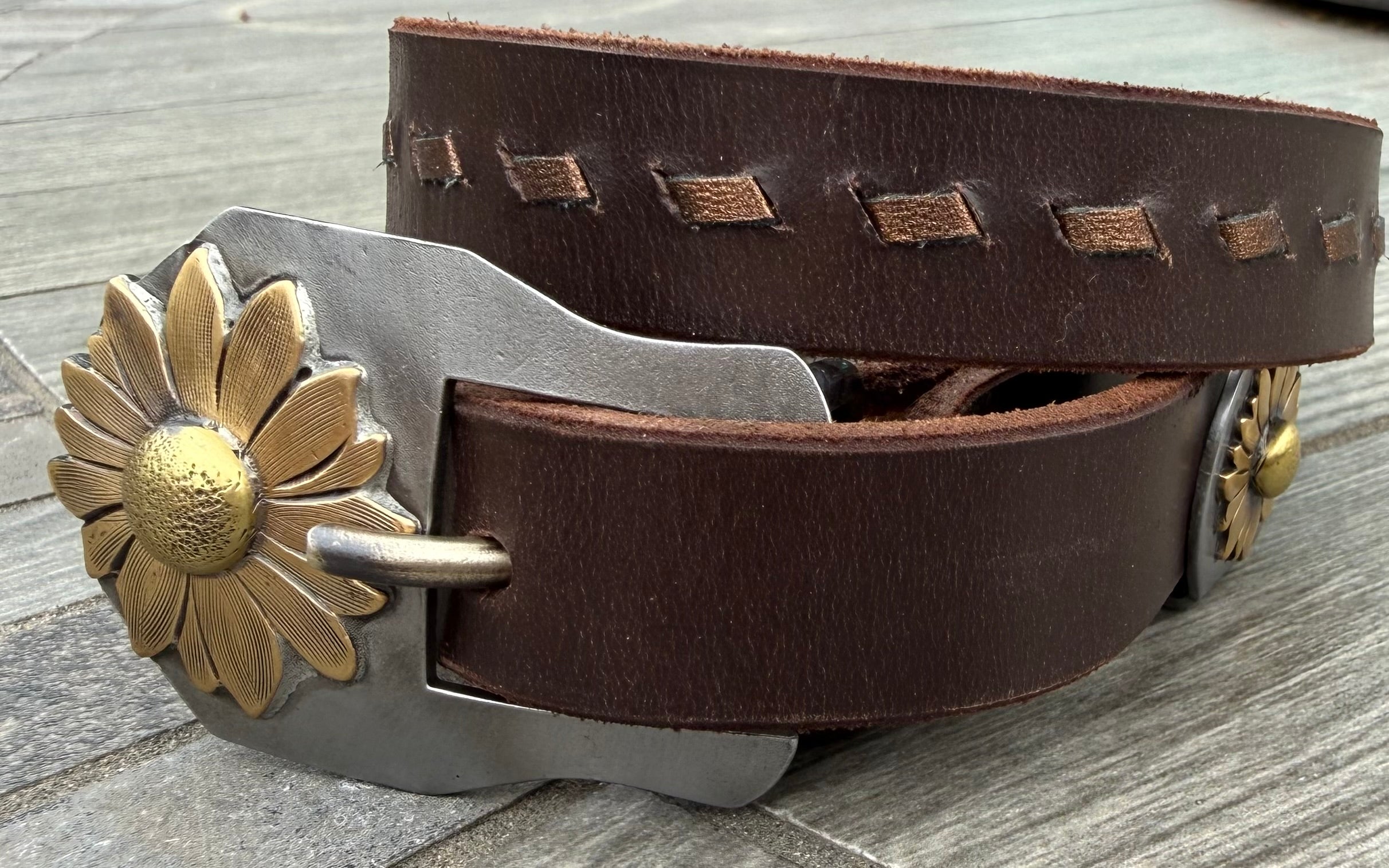 Sunflower dog collar