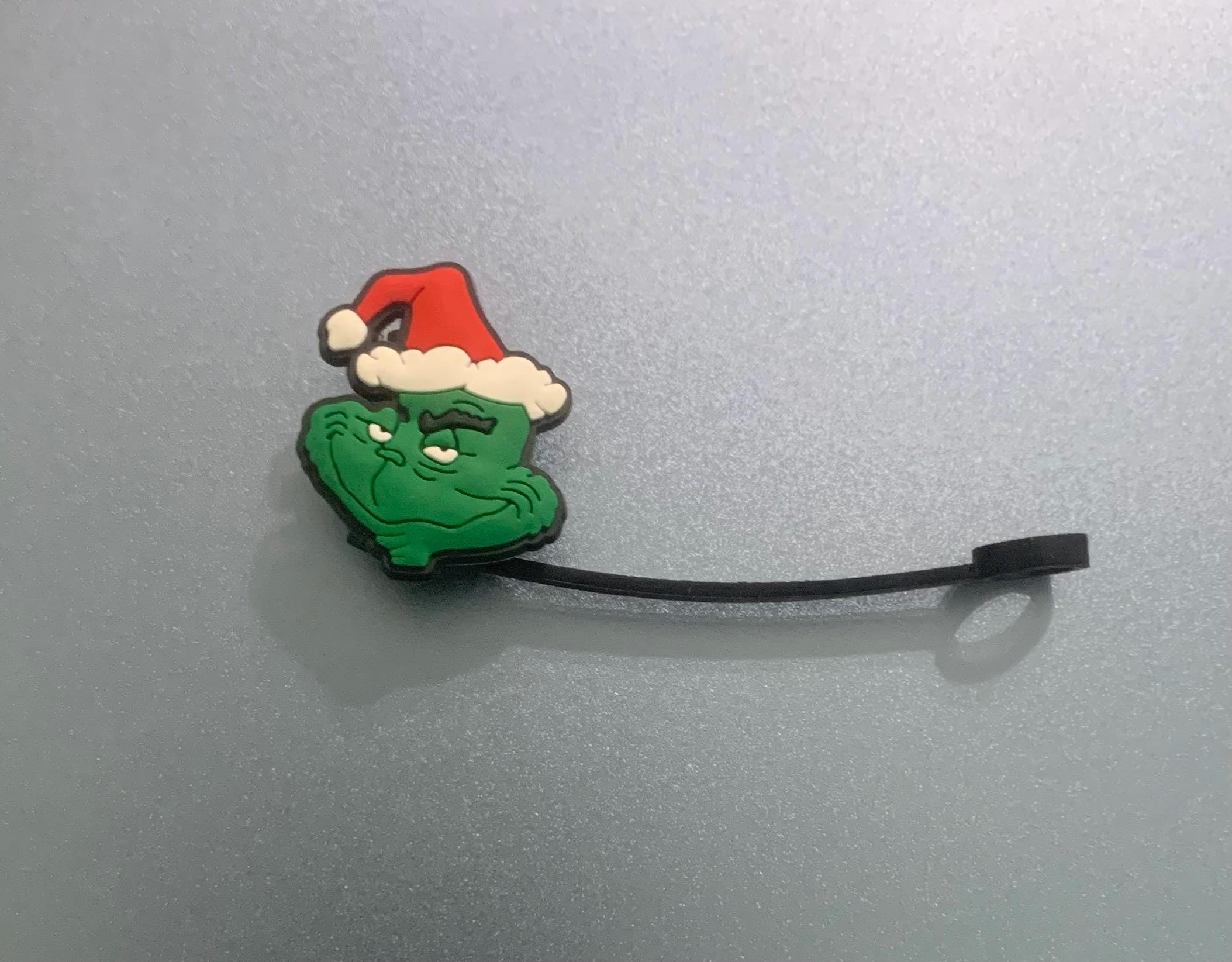 Christmas Straw Topper Cover,Grinch Straw Cover,40oz tumbler,Drink Topper Drink Cup Cover,Tumbler Accessories,Straw Cap Reusable Straw Cover