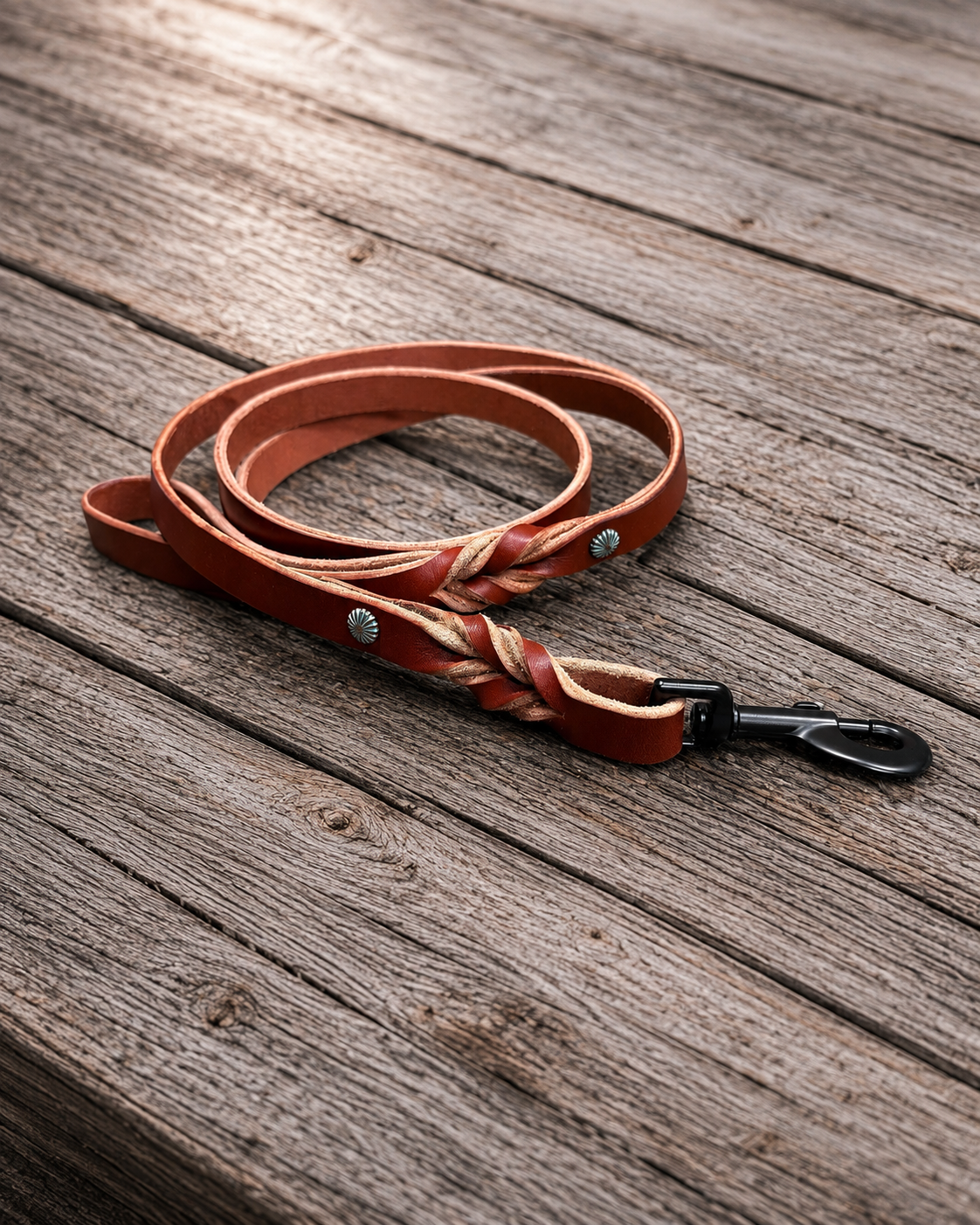 Leather leash