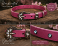 Pink bling dog collar