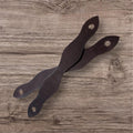 Leather Slobber straps for Mecate reins
