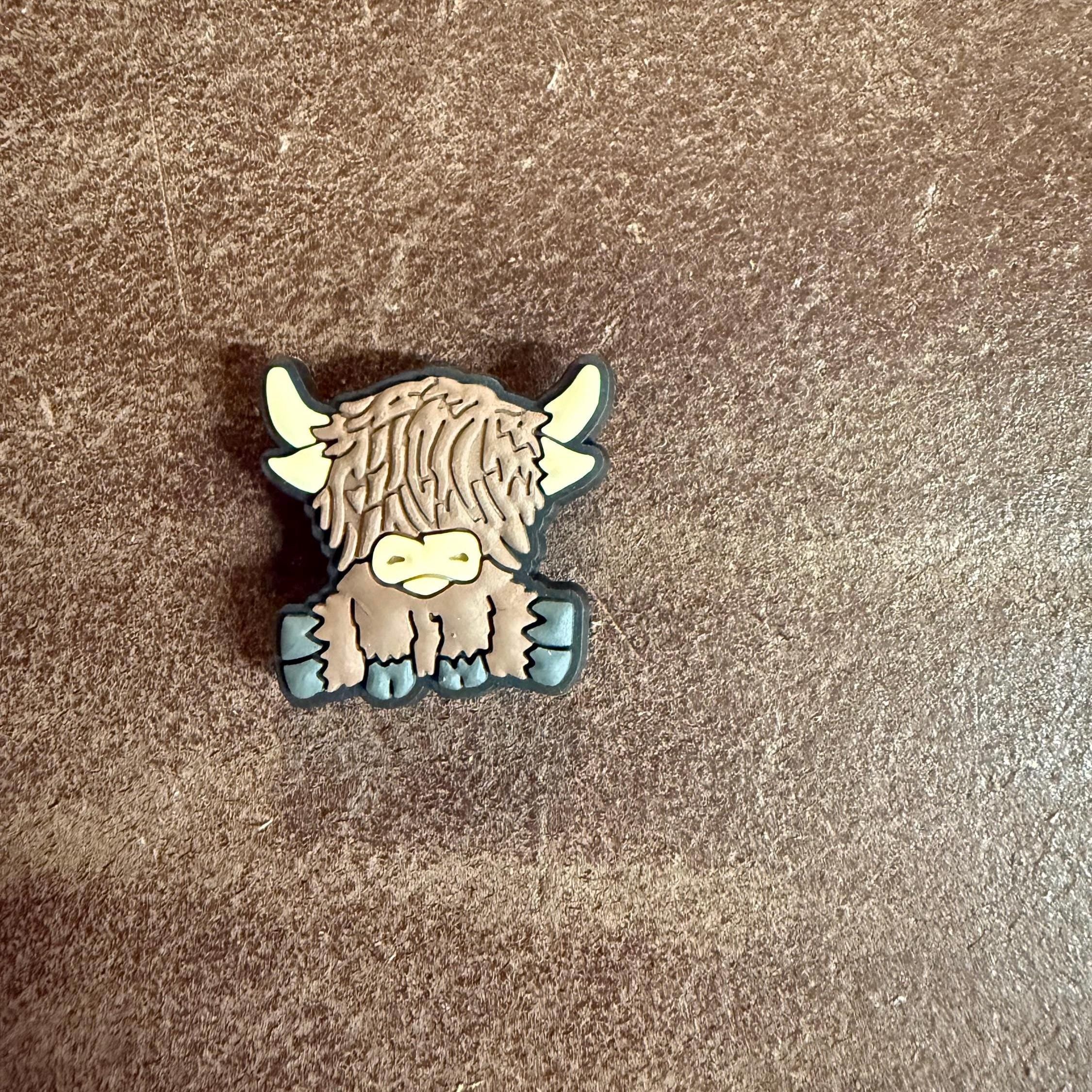 Highland Cow Shoe Charm | Clog Accessory