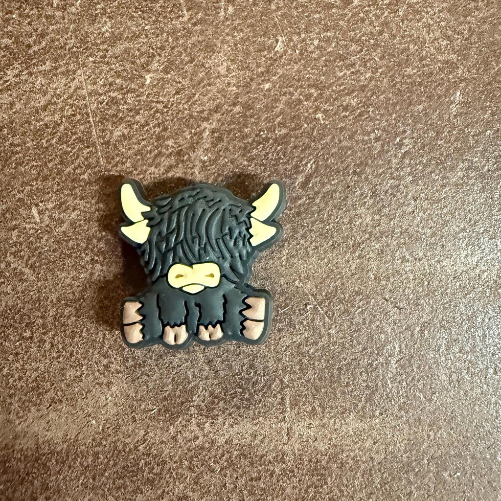 Highland Cow Shoe Charm | Clog Accessory