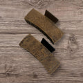Leather claw hair clip western clip tooled